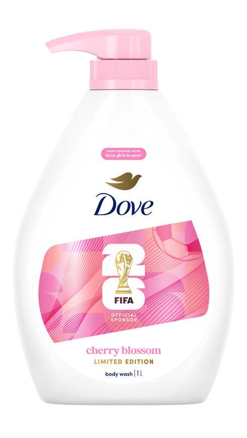Dove FIFA Cherry Blossom Body Wash 1L