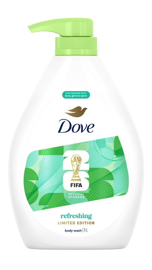 Dove FIFA Refreshing Body Wash 1L