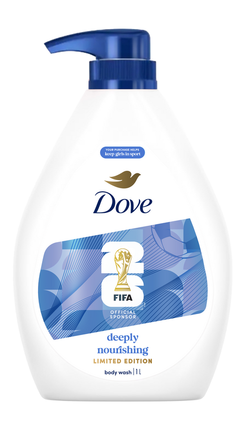 Dove FIFA Deeply Nourishing Body Wash 1L