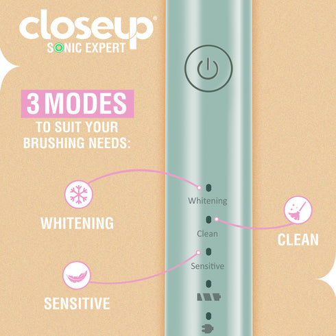 Close Up Expert Mid Tier Electric Toothbrush (Black)