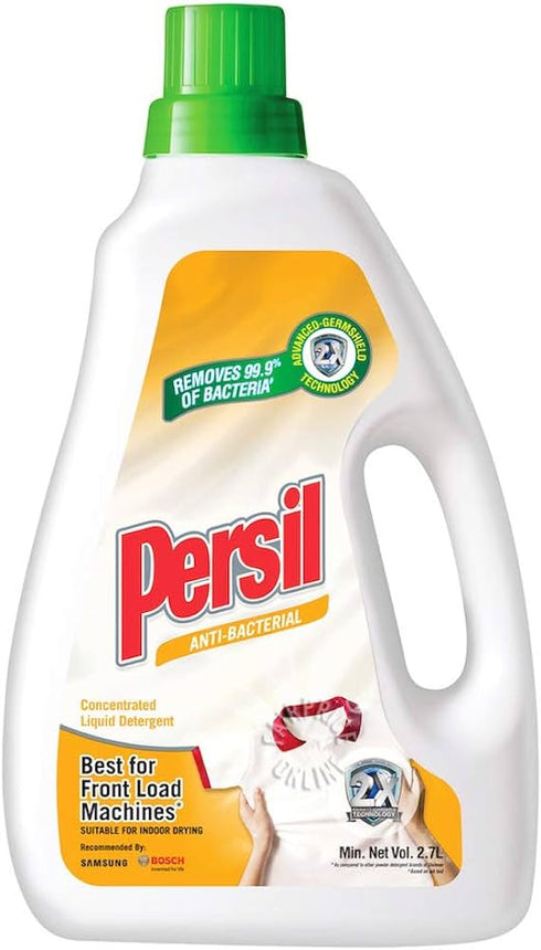Persil Concentrated Liquid Detergent - Anti-Bacterial 2.7L