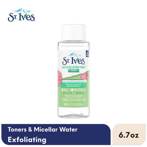 St. Ives Face Care Exfoliating Toner Rose 6.7oz