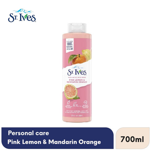 St Ives Skin Cleansing Body Wash Pink Lemon & Mandarin Orange 700ML
