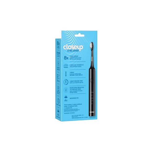 Close Up Expert Mid Tier Electric Toothbrush (Black)