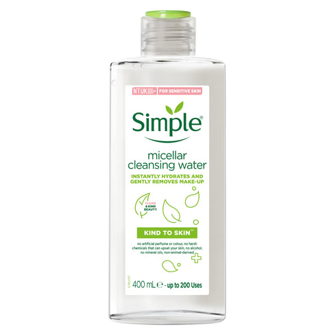 SIMPLE KIND TO SKIN MICELLAR CLEANSING WATER FOR SENSITIVE SKIN 400ML