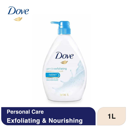 Dove Body Wash Gentle Exfoliating 1L
