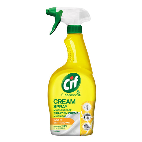 CIF CREAM SPRAY MULTIPURPOSE LEMON 650ML
