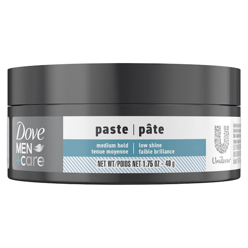 DOVE MEN+CARE PASTE MEDIUM HOLD LOW SHINE SOFT STYLING FOR HAIR