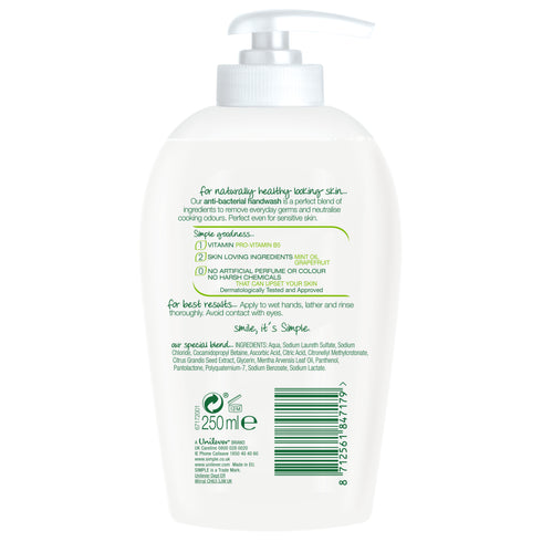 SIMPLE KIND TO SKIN GENTLE CARE HANDWASH 250ML