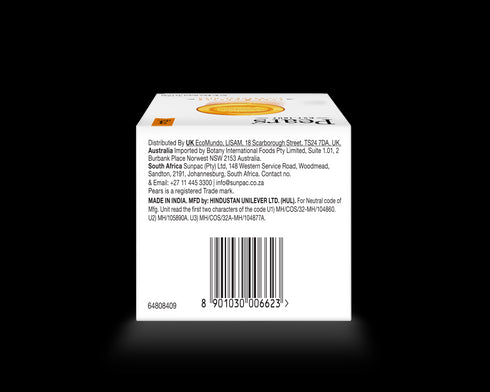 Pears Soap Bar Pure & Gentle with Natural oils 125g X3