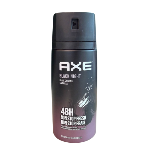 Axe Deodorant Body Spray Black Night Black Caramel & Vanilla 150ML