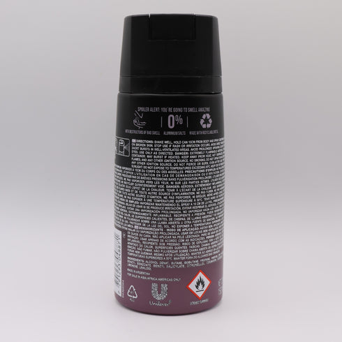 Axe Deodorant Body Spray Black Night Black Caramel & Vanilla 150ML