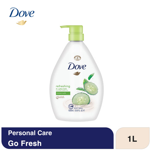 Dove Cucumber & Green Tea Hydration Body Wash 1L