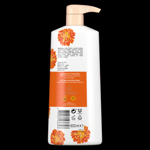 Lux Sweet Dahlia Opulent Fragrance Body Wash 600ml
