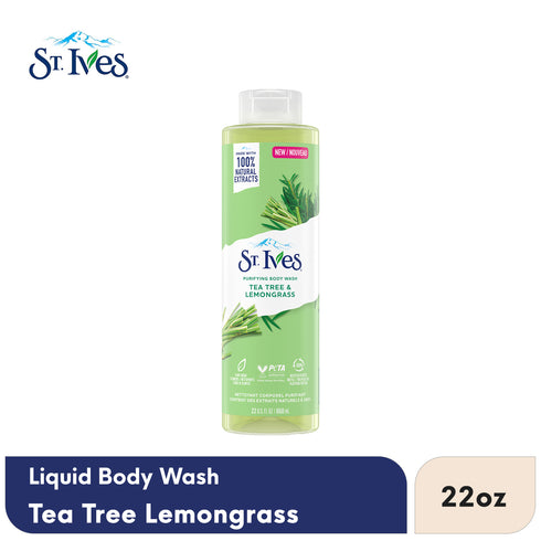 St. Ives Body Wash Tea Tree Lemongrass 22oz