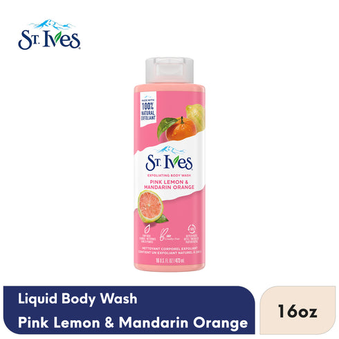 ST IVES BODY WASH PINK LEMON & MANDARIN ORANGE 16OZ