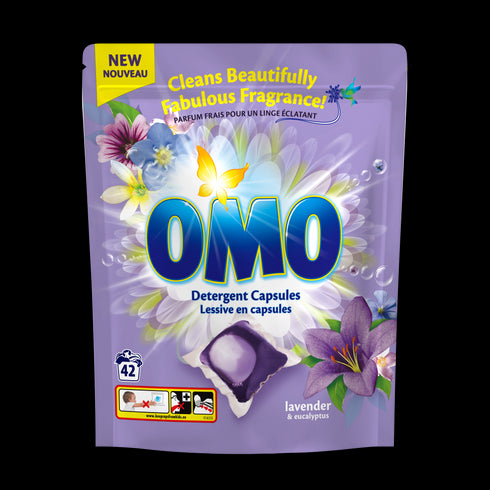 Omo Mono Detergent Capsules Lavender 42Pcs
