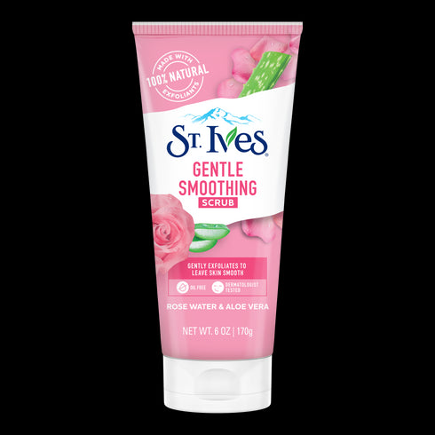 ST IVES FACIAL CLEANSING FACE SCRUB ROSE WATER & ALOE VERA 170G