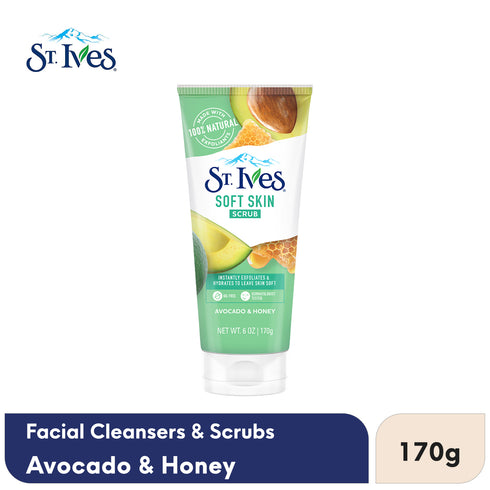 St. Ives Facial Cleanser Face Scrub Avocado & Honey 170g