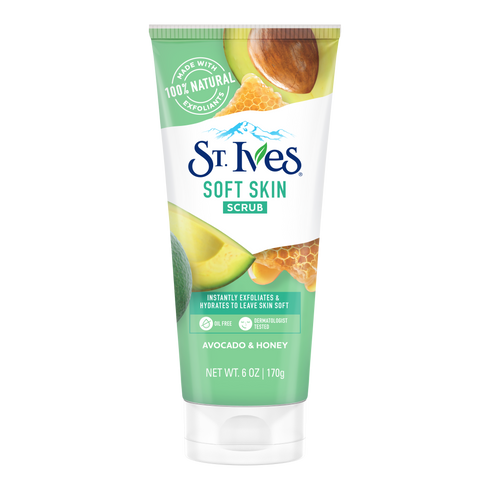 St. Ives Facial Cleanser Face Scrub Avocado & Honey 170g