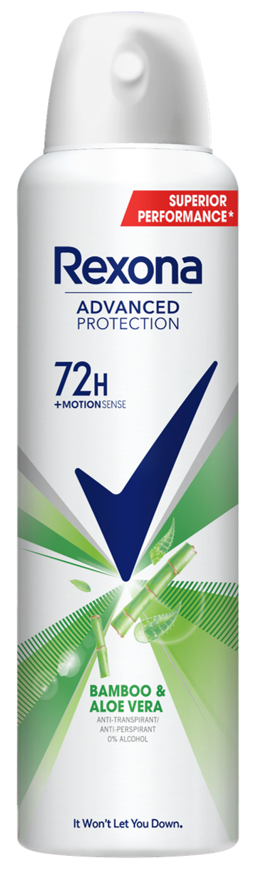 Rexona Women Advance Protection Deodorant Spray Bamboo and Aloe Vera 200ML