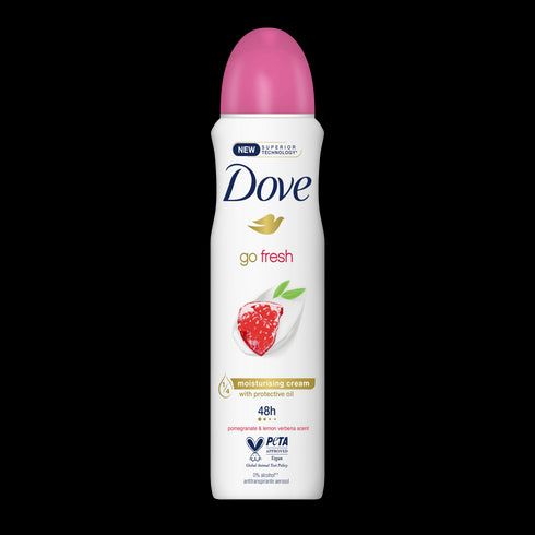 Dove Go Fresh Pomegranate & Lemon Verbena Antiperspirant Deodorant 12X150ML