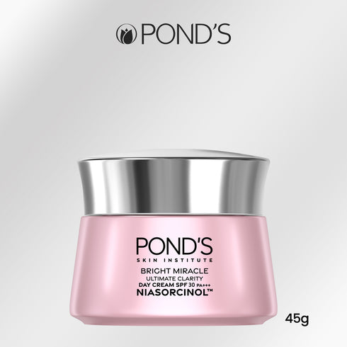 Pond's Bright Miracle Ultimate Clarity Skin Serum Day Cream Niasorcinol 45G