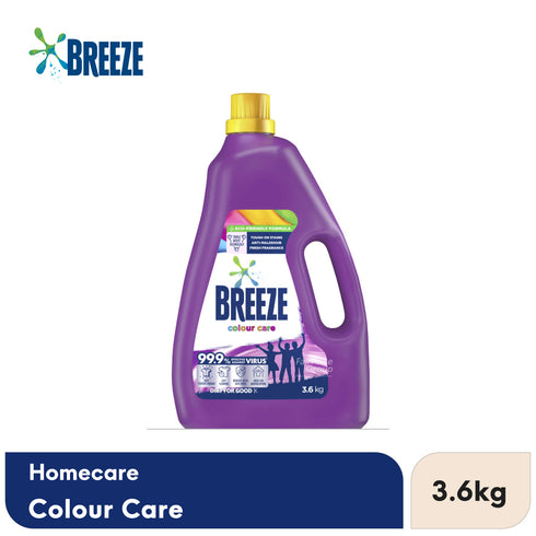 Breeze 99.9% Anti-Virus Laundry Detergent Liquid 3.6kg