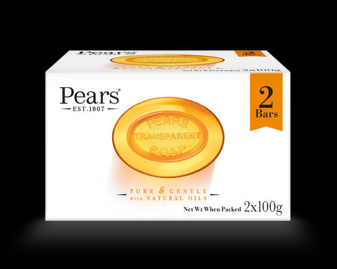 Pears Soap Bar Pure & Gentle with Natural oils 100gX2