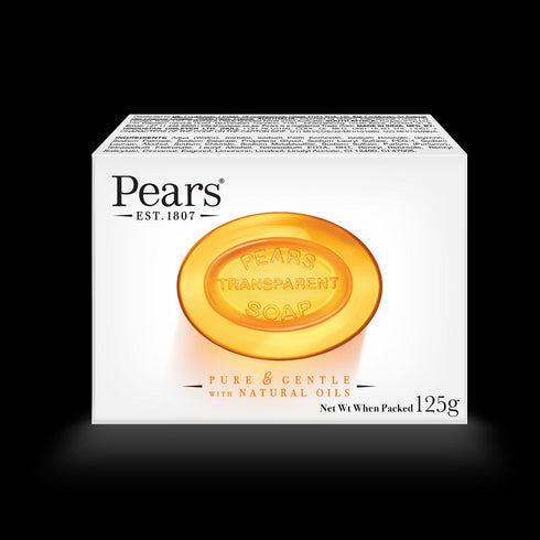Pears Soap Bar Pure & Gentle with Natural Oils 125g