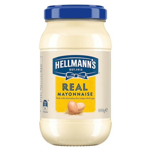 HELLMANN'S MAYONNAISE JAR REAL 400G