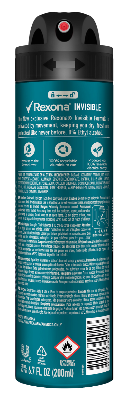 Rexona Men Deodorant Invisible 200ML