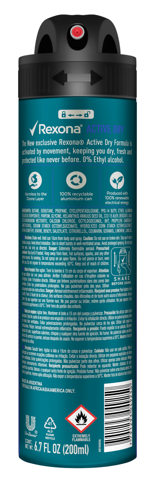 Rexona Men Deodorant Active Dry 200ML