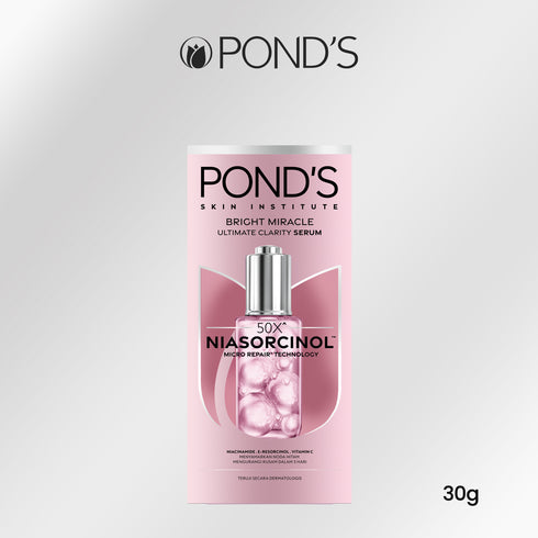 Pond's Bright Miracle Ultimate Clarity Skin Serum Niasorcinol | Nourishing & Brightening 30g