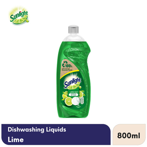 Sunlight Dishwashing Liquid (Lime), 800ml