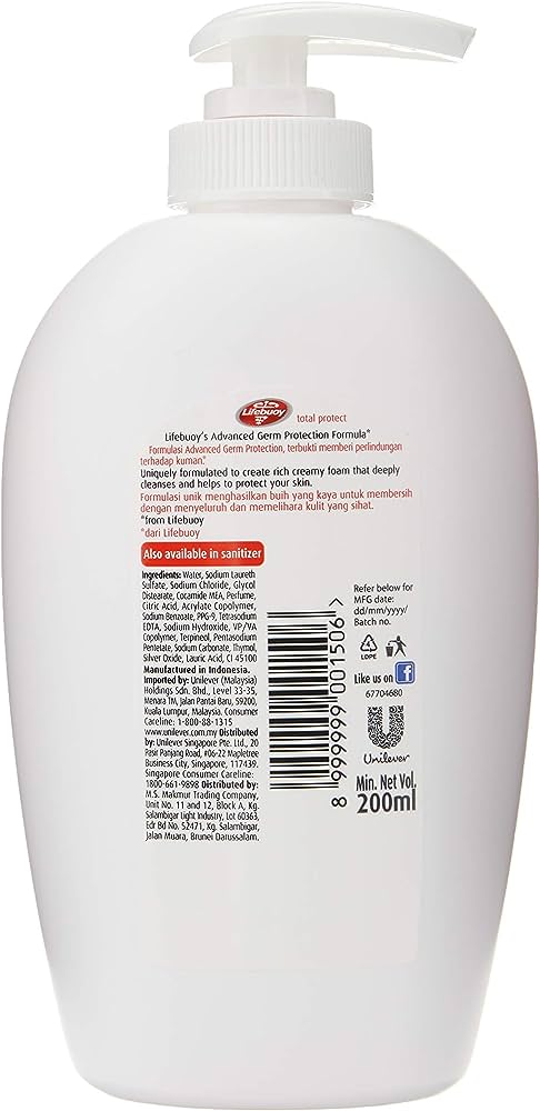 Lifebuoy Total Protect Antibacterial Handwash 200ml