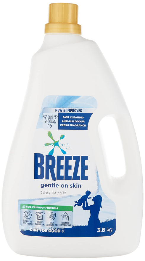 Breeze Gentle on Skin Liquid Detergent 3.6kg
