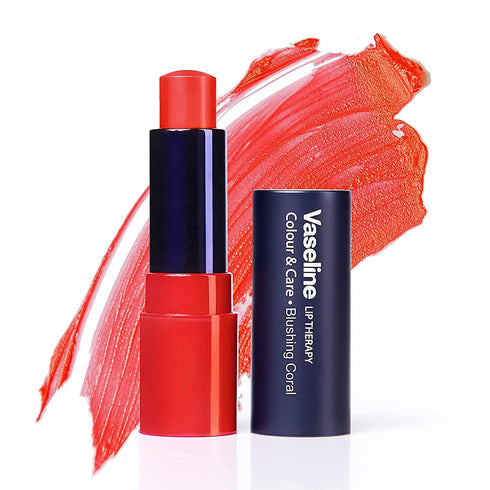 *LIMITED EDITION* Vaseline Lip Therapy Colour + Care Tinted Lip Balm Blushing Coral 4.2G