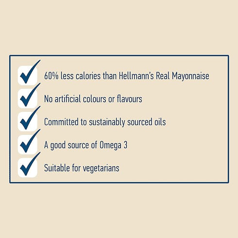 Hellmann's Squeeze Light Mayonnaise 430ml