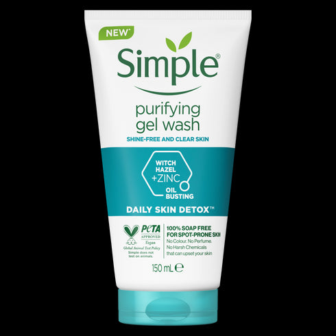 Simple Daily Skin Detox Purifying Gel Facial Wash 150ml