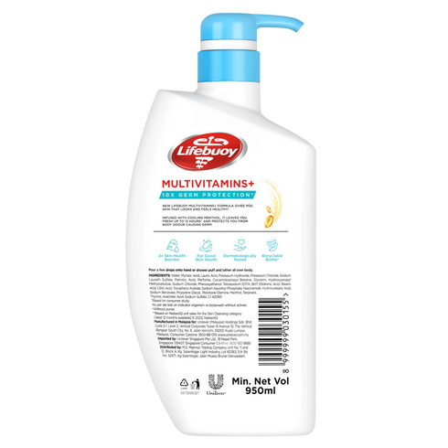 Lifebuoy Cool Fresh Antibacterial Body Wash 950ml