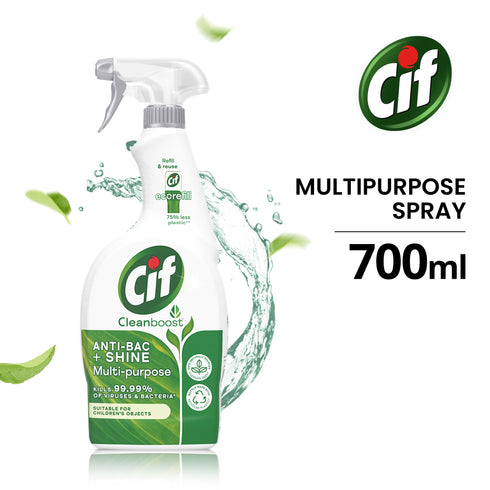 Cif Anti-Bacterial & Shine Multi-Purpose Spray 700ml