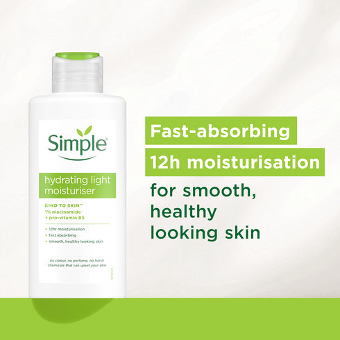 SIMPLE KIND TO SKIN HYDRATING LIGHT MOISTURISER 50ML