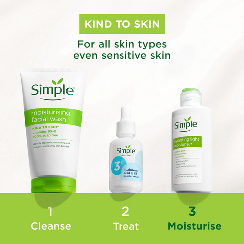 SIMPLE KIND TO SKIN HYDRATING LIGHT MOISTURISER 50ML