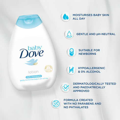Baby Dove Rich Moisture Baby Lotion 400ml