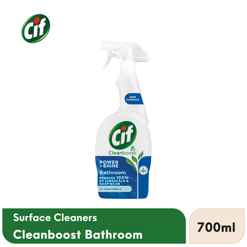 Cif Cleanboost Bathroom Cleaning Spray Power + Shine 700ml