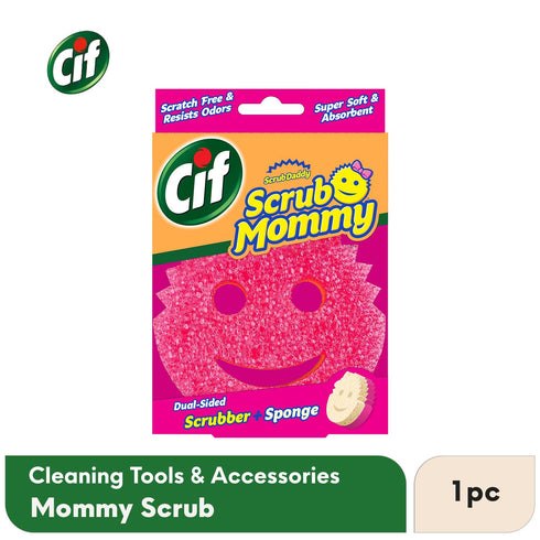 Cif Scrub Mommy Kitchen Sponge, Original Pink Sponge