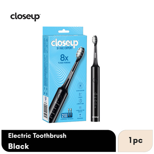 Close Up Expert Mid Tier Electric Toothbrush (Black)