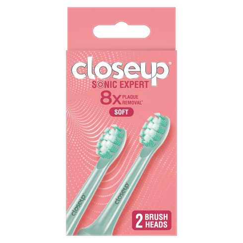 CLOSE UP SONIC EXPERT TOOTHBRUSH ELECTRIC GREEN REFILL
