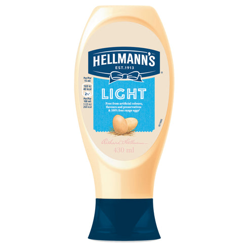 Hellmann's Squeeze Light Mayonnaise 430ml